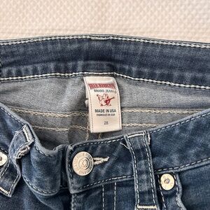 True Religion low rider skinny jeans size 28